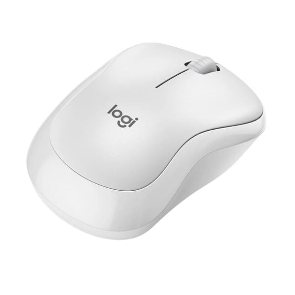 Logitech M240 Tyst Trådlös Bluetooth-mus Optisk Vit