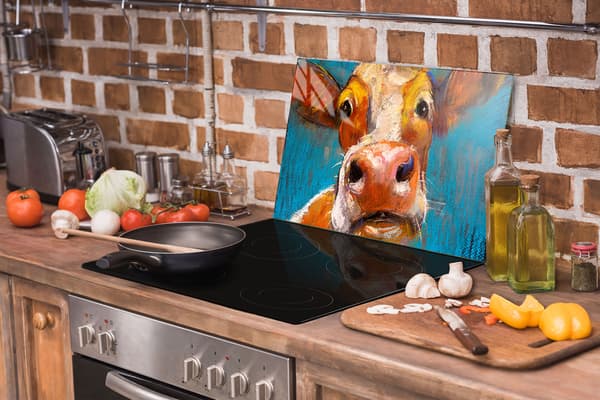 GLAS SKÆREBRÆT 52x30 COW