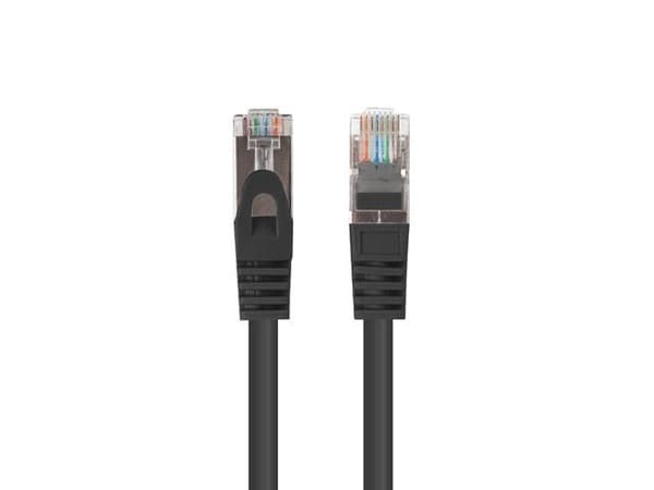 Patchkabel Lanberg FTP cat.6 1m svart 10-pack