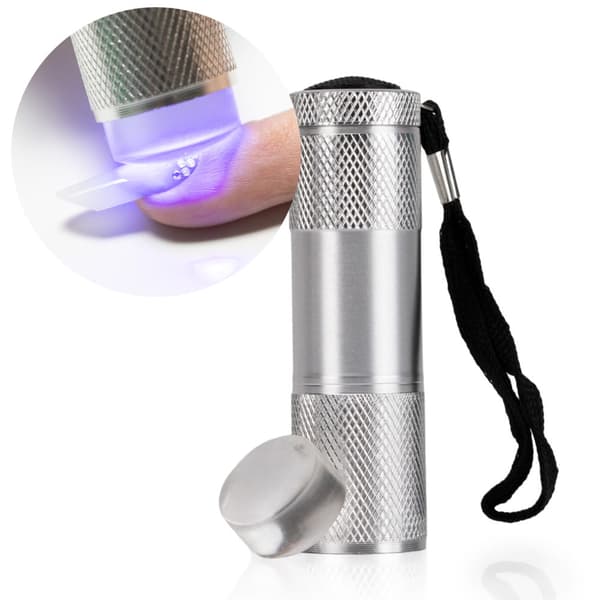Mini LED/UV 9W kynsilamppu leimaustyökalulla