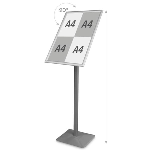 Premium sølv menutavle - A2