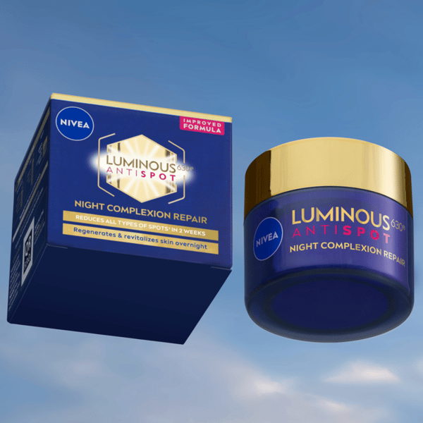 Nivea Luminous regenererende nattkræm til ansigtsfarve 50 ml
