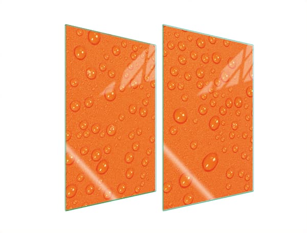 GLASBESKYTTELSESPLADE TIL KØKKEN 2x35x52 DROPS