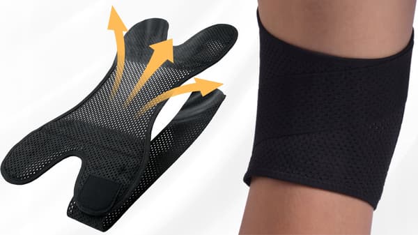 Knästöd, elastiskt knästöd, vänster XL FIT4MED