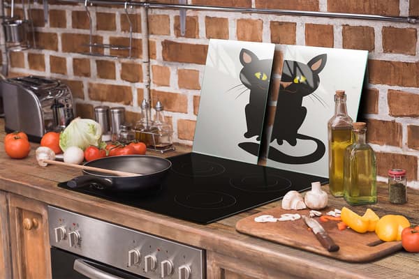 GLASBESKYTTELSESPLADE TIL KØKKEN 65x52 KAT