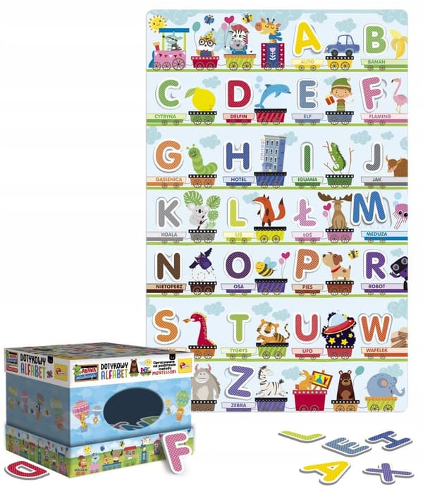 Lisciani Montessori Plus Tactile Alphabet