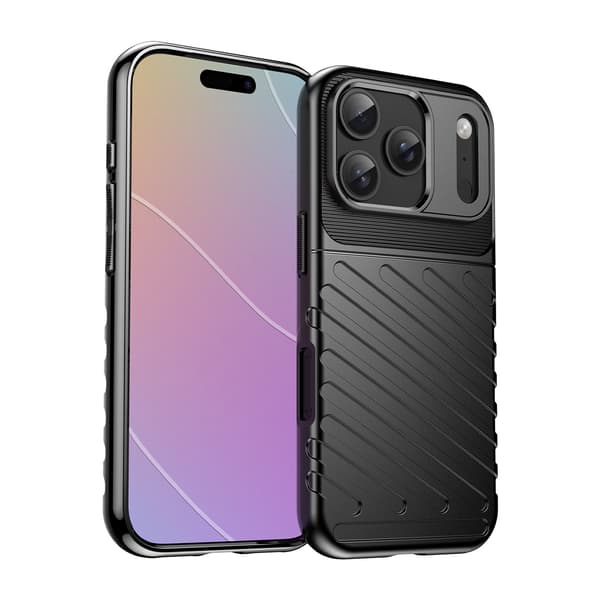 iPhone 17 Pro Maxin Thunder-suojakuori - musta