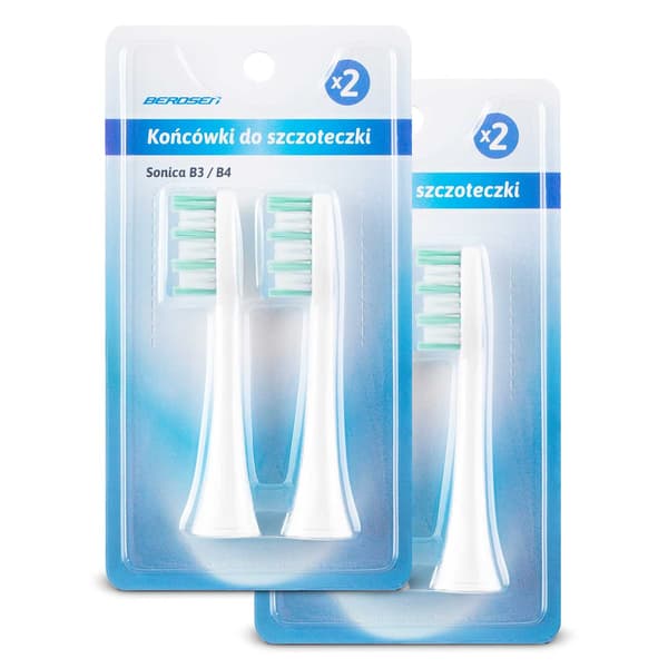 Berdsen Sonic -hammasharjan päät 4 kpl