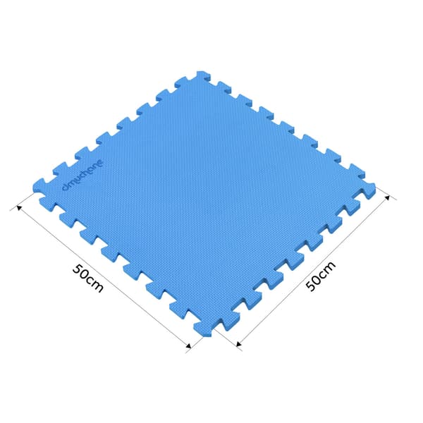 Skummatta för poolpussel 50 x 50 cm 8 st