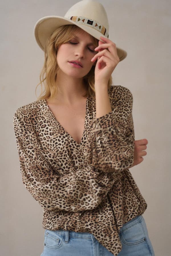 Damebluse Olda Beige 36/38