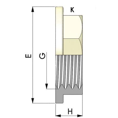 Mutter för tappar Mutter för tappar 1"1/4