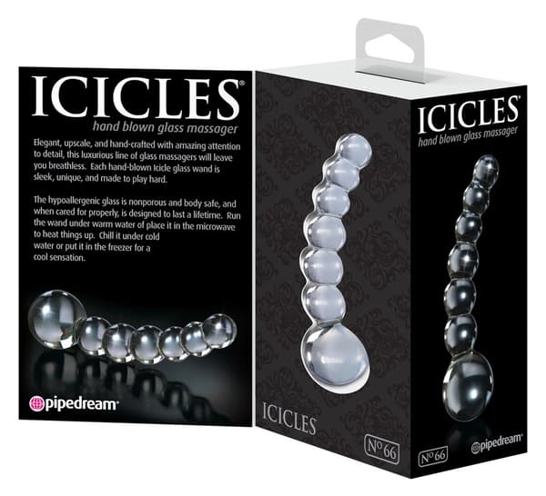 Icicles Exklusiv Glasbollsdildo