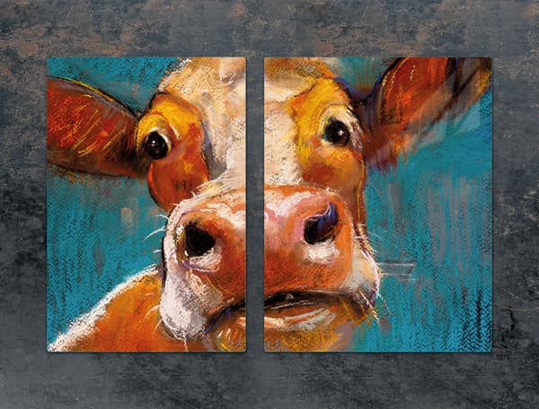 GLASBESKYTTELSESPLADE 75x52 COW