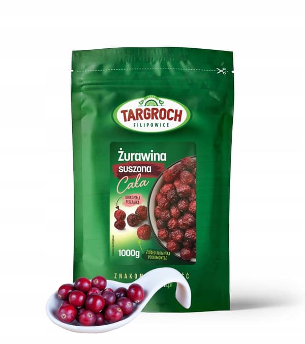 Tørrede hele tranebær Targroch 1000 g