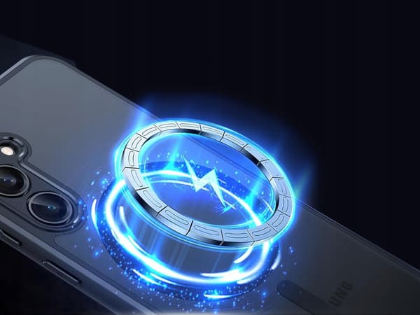 Magsafe skal mat sort til Samsung A55 5G og 2x glas