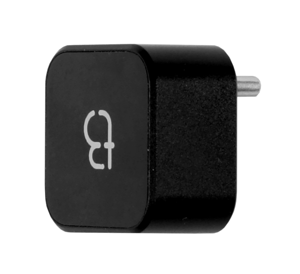 Tradebit TB CUBE USB-C Trådlös Adapter CarPlay / Android Auto Svart