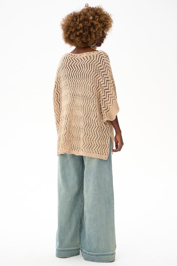 Damebluse DżoDżo Lys Beige Universal