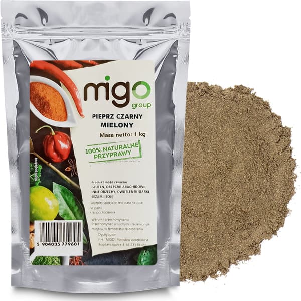 Formalet sort peber (1 kg) - MIGOgroup