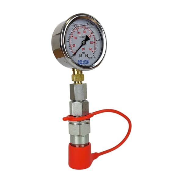 Mätsats, manometer 0-25 bar, snabbkoppling