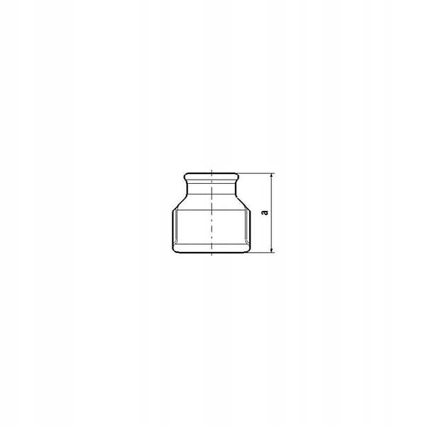 Galvaniseret reduktionsmuffe 2x1 1/2 tommer