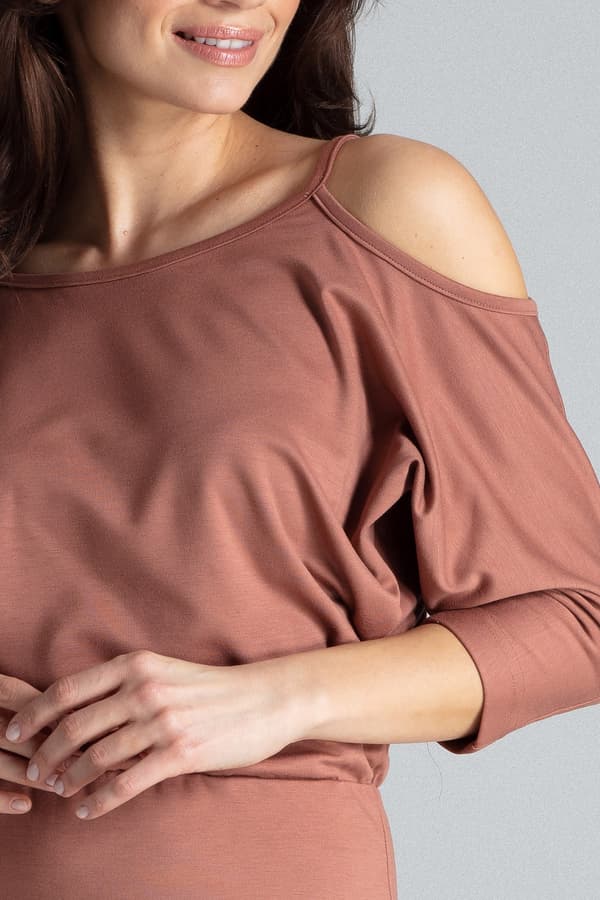 Kjole K479 Brun M