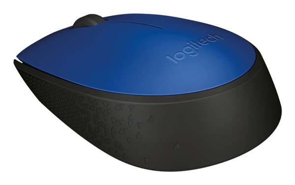 Logitech M171 Trådløs Mus RF Trådløs, 1000 DPI, Blå/Sort