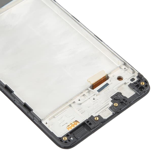LCD-display + touchskærm Samsung A22 4G A225 (OLED) sort ramme