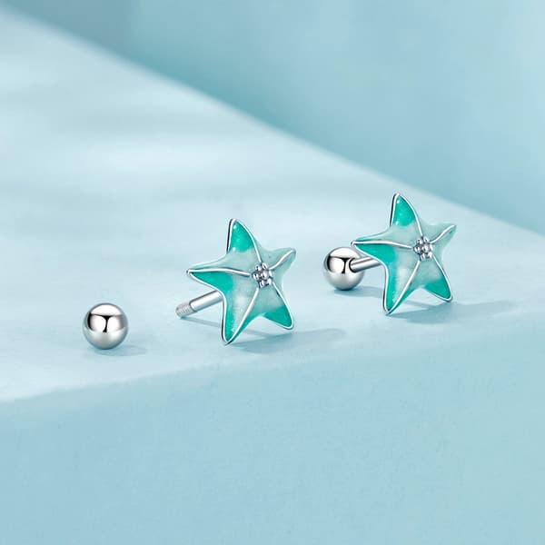 Pendientes de plata para niñas Pendientes de plata 925 Trusky