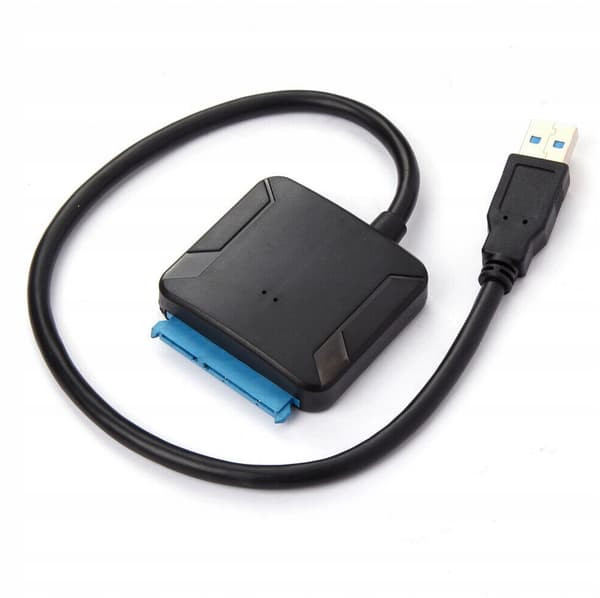 SATA USB -sovitin, USB 3.0 - SATA III, 2,5" 3,5" kiintolevysovitin