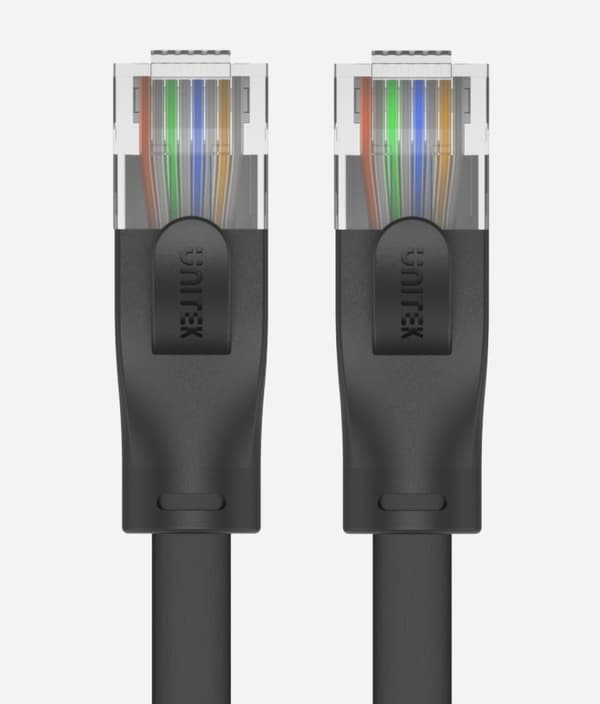 Patchkabel UNITEK C1813GBK Cat.6 Flat, UTP, RJ45, 10m