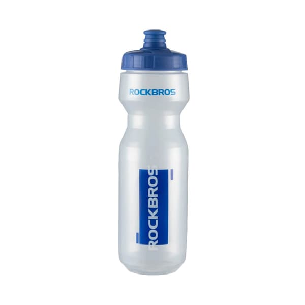 Cykelflaska 750 ml - transparent blå