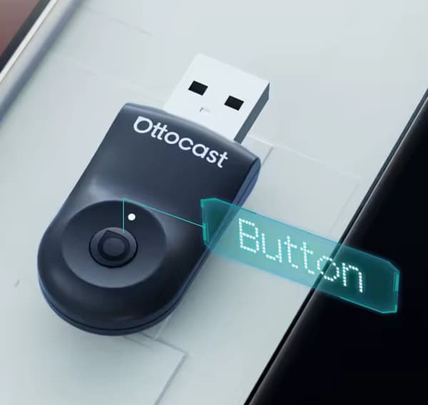 Trådløs Adapter Ottocast Mini 2-i-1 CarPlay / Android Auto CA505-T