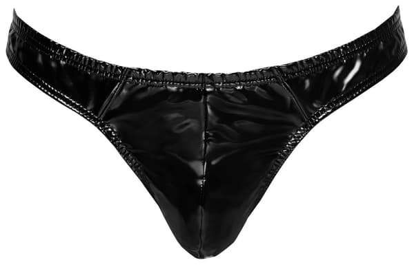 Black Level Herr Svart Glansig Thong M