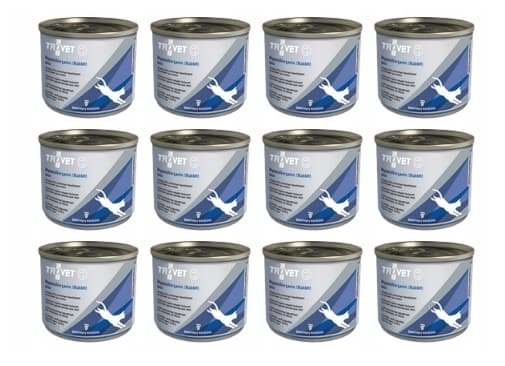 TROVET RRD Hypoallergenisk Kaninfoder til katte 12x200g