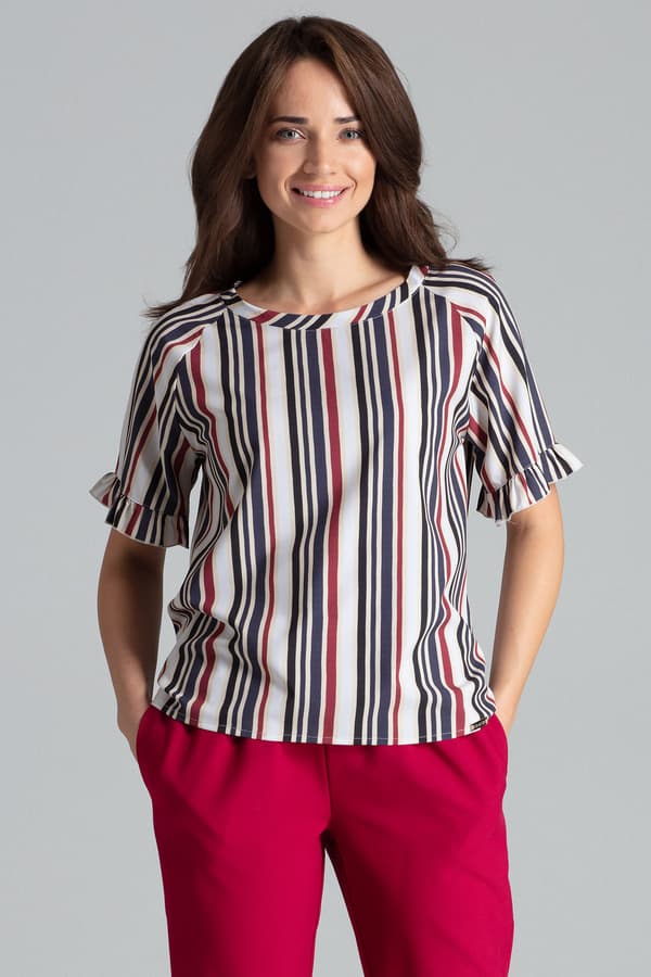 Blus L052 Mønster 110 S bluse