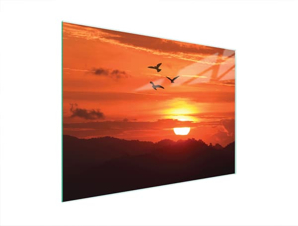 GLAS SKÆREBRÆT 40x30 SOL