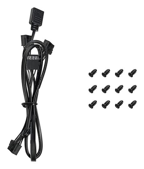 DeepCool FL12R 3IN1 blæser sort, 12 cm, 3 stk., ARGB