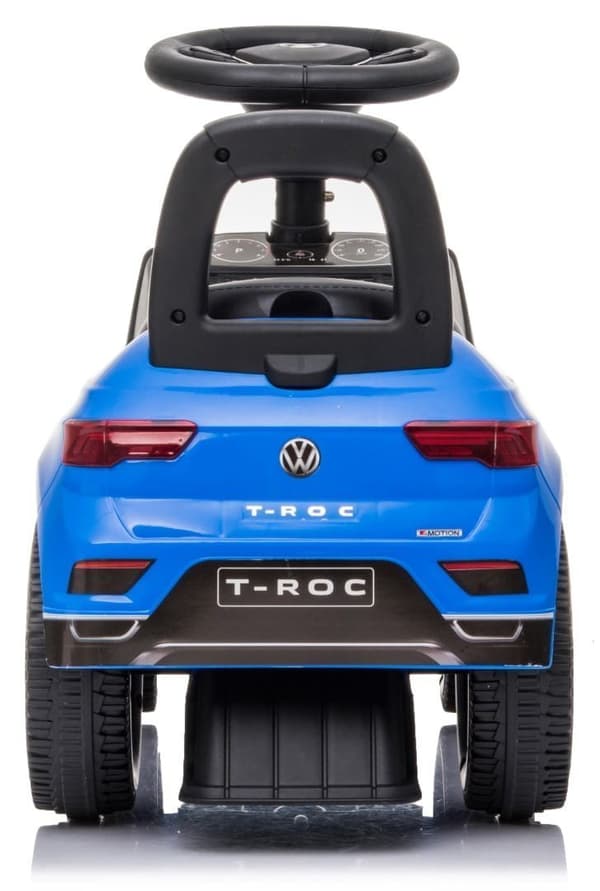 Volkswagen T-Roc blå pusher rollator