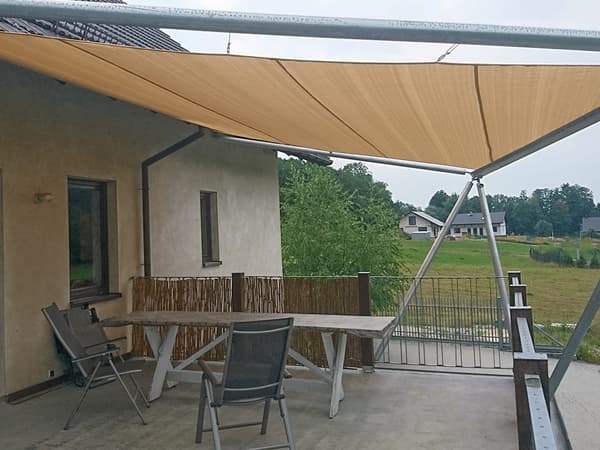 HDPE 3x3 sandskyggesejl
