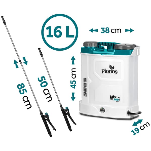 Plonos PL-603 batteridriven spruta med omrörare