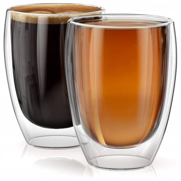 6x termosglas för kaffe, latte, drycker 450ml certifierade