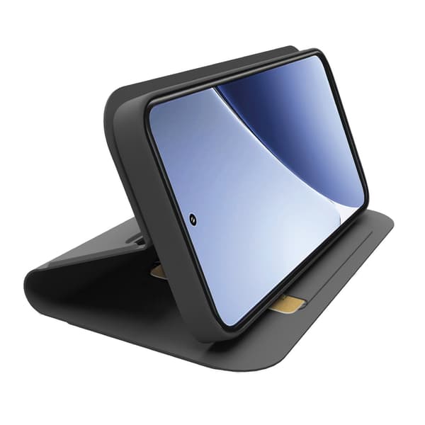 Xiaomi 15 Pro Pung Glat Flip Etui - Sort