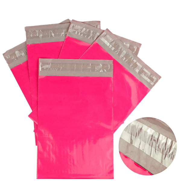 Polyväskor 6XL 50 st 580/750 ml rosa