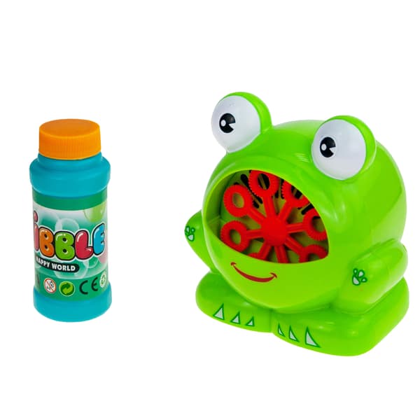 TG57809 FROG BUBBLE MASKIN TVÅLBUBBLOR + VÄTSKA