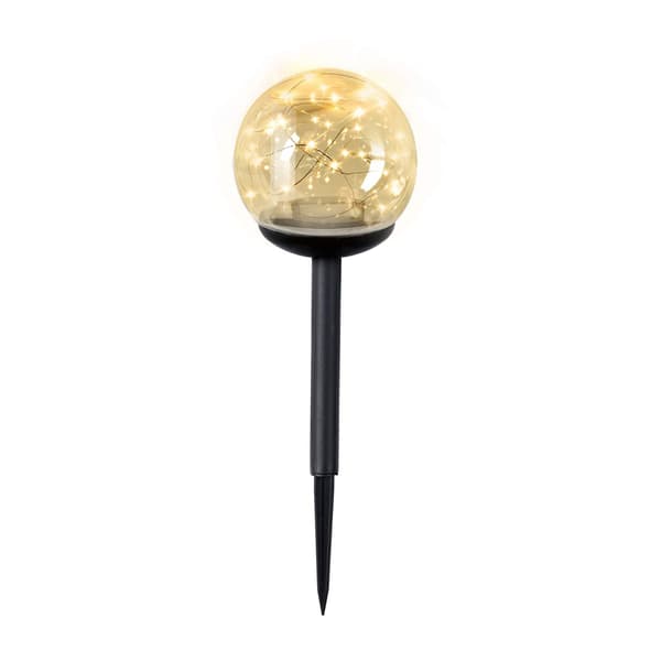 Solcellslampa, transparent boll, 4 st. Ilumen LS-103