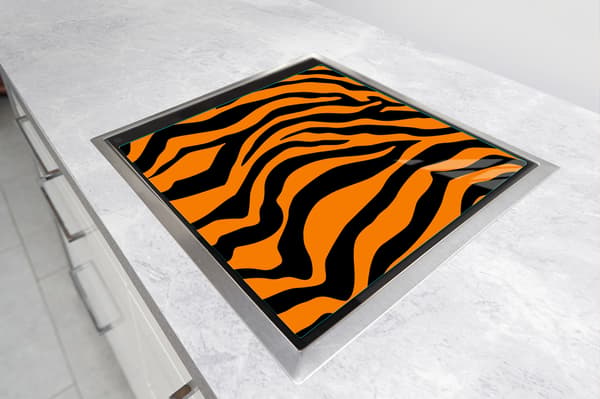 GLASSKYDDSPLÅT FÖR SPIS 50x52 TIGER