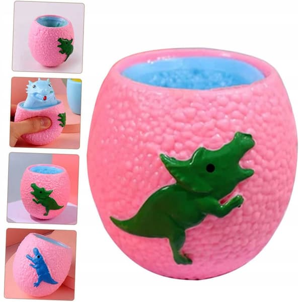 DINOSAURÆG SQUISHY anti-stress SQUEZABLE afslapning SENSORISK