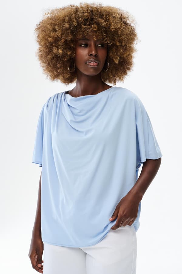 Binni Damebluse Lyseblå 44/46