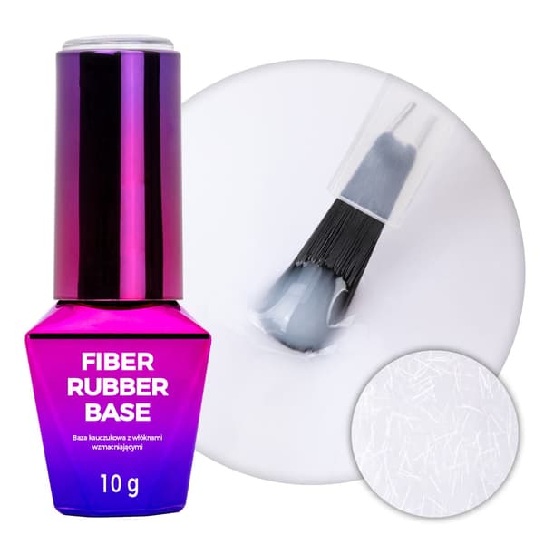 Molly Nails Gummifiberbas Mjölkig 10g