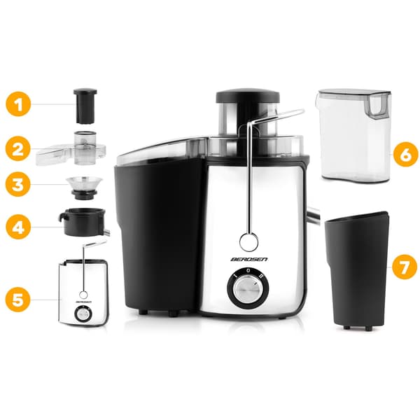 600W BD-750 Berdsen juicer sort